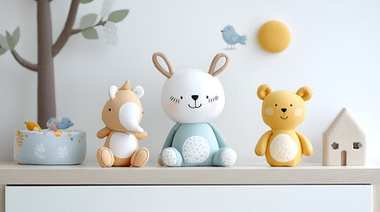 Charming newborn baby room decor adorable toys for a cozy atmosphere modern home serene environment whimsical viewpoint
