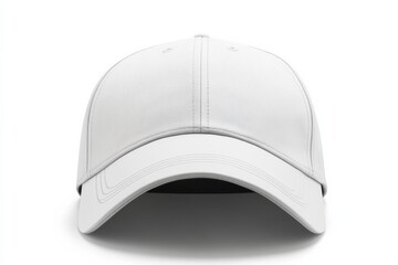 Baseball cap with no logo, curved brim, soft light, white background