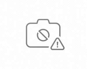 no image available icon. photo, thumbnail img unavailable. no camera sign vector illustration