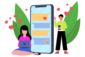 1035 - Messages Concept Illustration