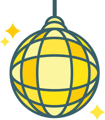 金のミラーボール