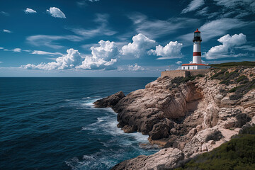 lighthouse_sits_on_a_rugged_coastline