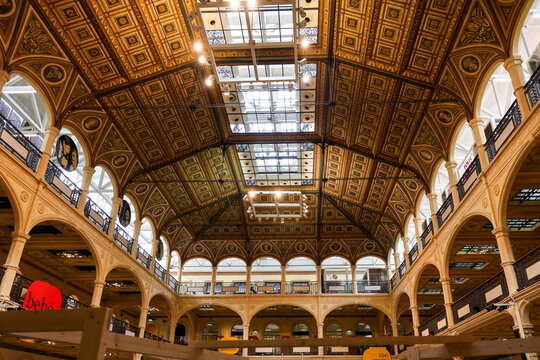  Interior of Biblioteca Salaborsa the main public library in Bologna. Italy