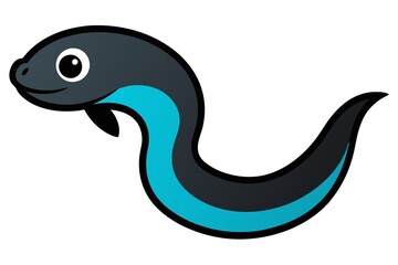 Fototapeta premium illustration of a moray eel