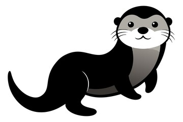illustration of a sea-otter