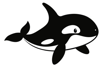 illustration of a orca killer whale © Akbar