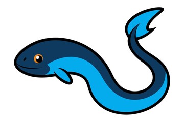 illustration of a electric eel fish