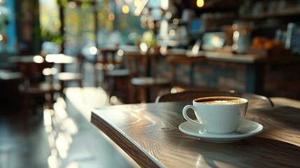 coffee in cafe
