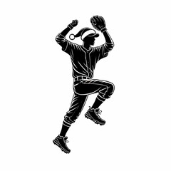 Fototapeta premium Baseball players in various positions