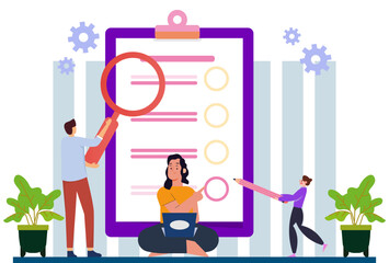 Code of Conduct Concept Illustration Stylish and Beautiful