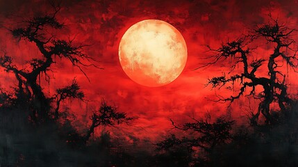 moon at night
