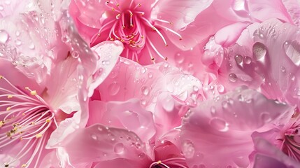 Obraz premium Fresh Close-Up of Plum Blossoms - A Delicate and Vibrant Floral Scene. The intricate details of the blossoms evoke elegance and natural beauty.