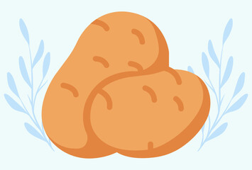 Potatoes Concept Illustration Stylish and Beautiful