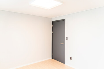 the bedroom interior of the apartment