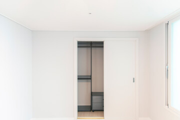 the bedroom interior of the apartment