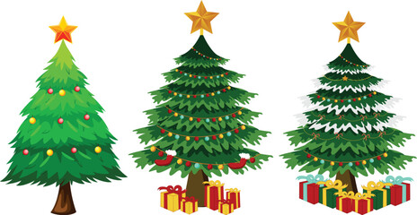 Large green Christmas tree pack
  
