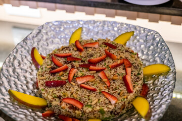 Couscous salad with strawberry