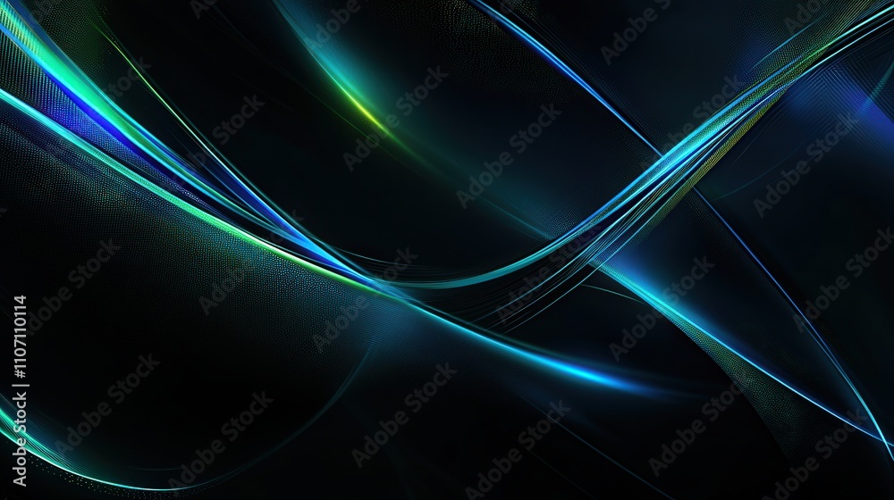 Poster a digital background featuring glowing, interconnected lines in a mesh-like pattern