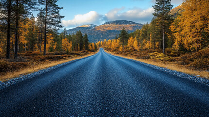 Fototapeta premium Road background with copy space for your design.