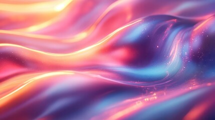 Obraz premium A vibrant, flowing surface with rich colors blending seamlessly, creating an abstract, dynamic visual effect.