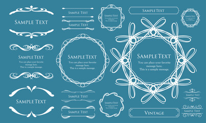 クリスマスフレームデザインセット