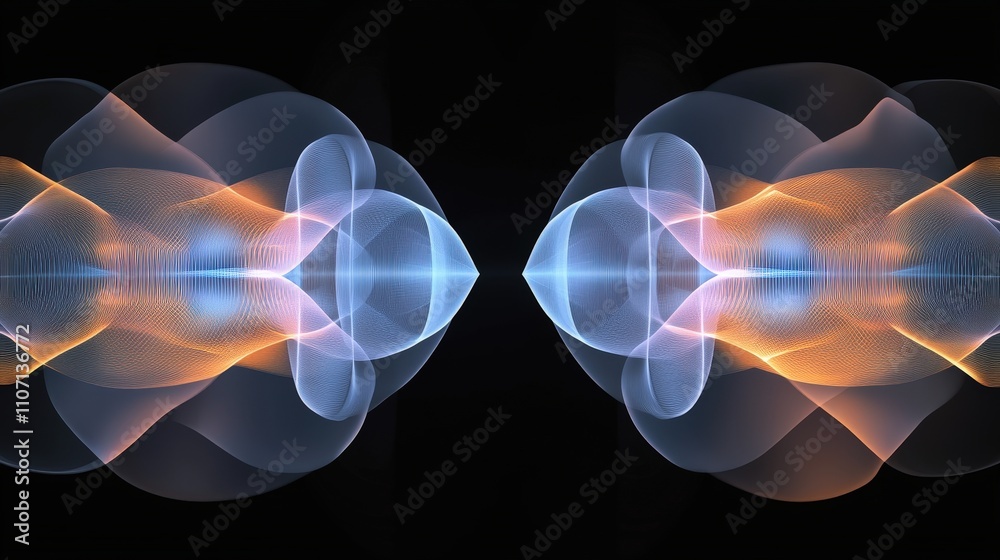 Poster a visual explanation of the principle of superposition in wave physics.