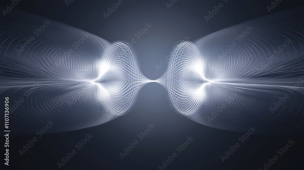 Poster a visual explanation of the principle of superposition in wave physics.