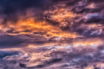 Fire in the clouds