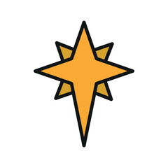 Bethlehem icon features clean lines and elegance enhancing any digital concept