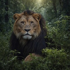 Fototapeta premium Imagine a day when all animals swap their roles in nature.