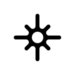 Obraz premium icon of a snowflake