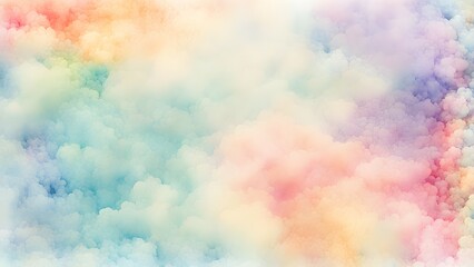 A soft, pastel-colored cloud texture creating a dreamy, ethereal background.