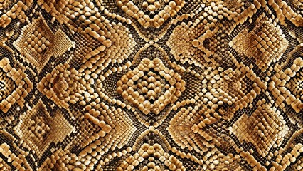 Realistic snakeskin seamless pattern design , texture, reptile, scales, nature, wildlife, exotic, fashion, background, print