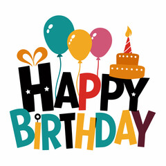 happy birthday cake & Candle