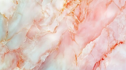 A beautiful close-up of pink and white marbled texture, exhibiting soft hues and natural patterns.