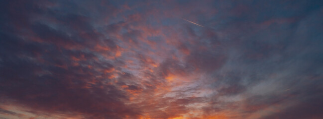 colorful sunset clouds background
