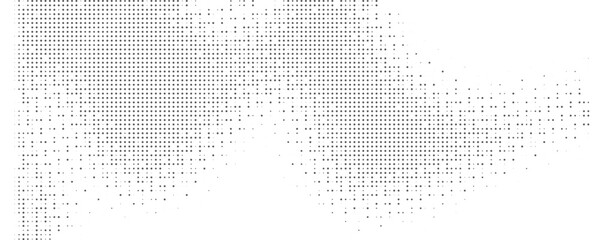 Dynamic Black and White Halftone Wave Pattern Stylish Geometric Design for Product Banners and Covers