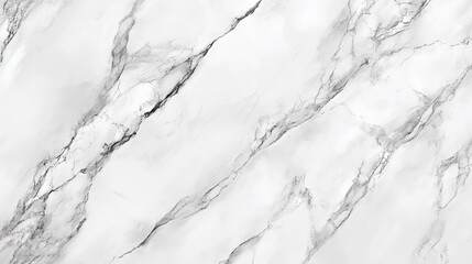 Obraz premium White marble texture with elegant gray veining patterns.
