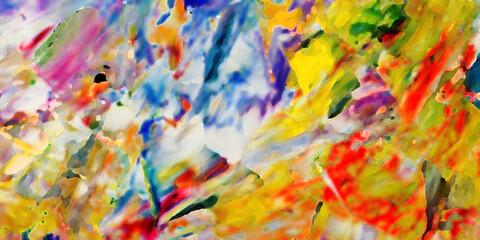 Abstract art background . Hand painting artwork on canvas .