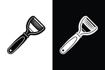 Peeler icon vector on White Background Vector Art Illustration on white background.