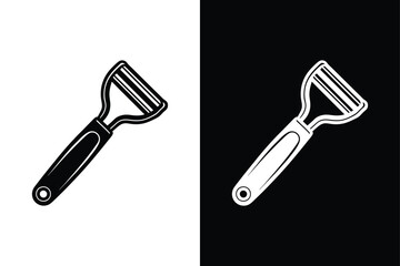 Peeler icon vector on White Background Vector Art Illustration on white background.