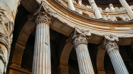 Antique columns building arena architecture artwork wonders of the world