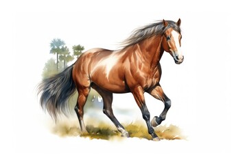 Obraz premium Horse stallion mammal animal.
