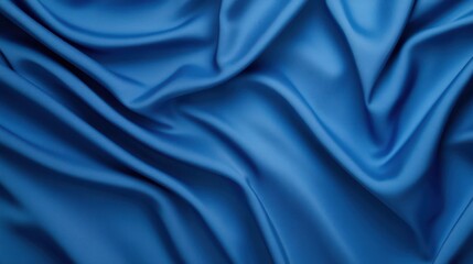 Obraz premium Elegant Navy Blue Fabric for Curtains and Drapery