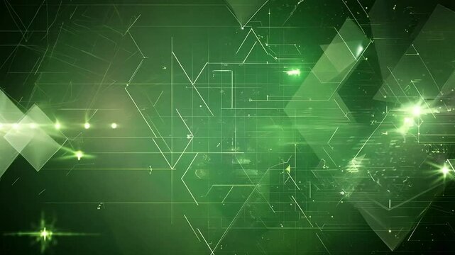 A Digital Arrow Ascending Through a Green Code Background