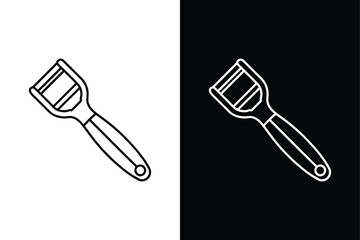 Peeler icon vector on White Background Vector Art Illustration on white background.