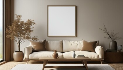 Chic Frame Mockup for Stylish Interiors