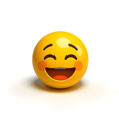 Express Yourself: Popular Happy Emoticons Smiley High-quality Emojis. Generative AI.