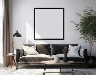 Living Room Poster Mockup Create a Stunning Display