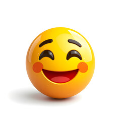 Fototapeta premium Express Yourself: Popular Emoticons and Birthday Smiley High-quality Emojis. Generative AI.